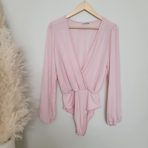 Fashion Nova pastel barbie Pink Bodysuit - Picture 9 of 9